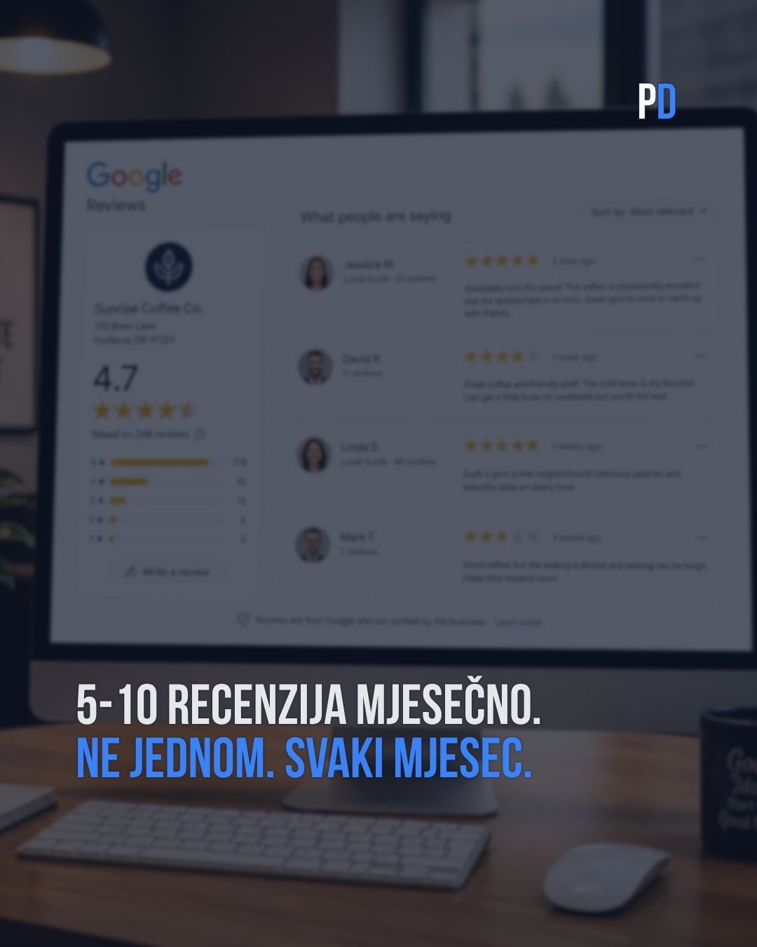 Google zvjezdice i recenzije kao faktor rangiranja na Google Maps-u